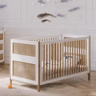 Łóżeczka i kojce - Łóżeczko Rosnące Z Dzieckiem 70 X 140 Rattan - Neige Oceania - miniaturka - grafika 1