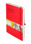 Kalendarze - Antra, Impresja, kalendarz 2025, B5, czerwony - miniaturka - grafika 1