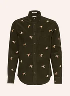 Koszule męskie - Gant Koszula Sztruksowa Regular Fit gruen - GANT - miniaturka - grafika 1