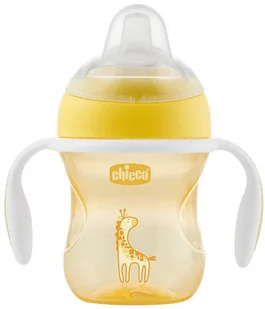 Chicco Chicco Pierwszy Kubek Treningowy z Miękkim Ustnikiem Neutral 4m+ Kubeczek Chicco z silikonowym ustnikiem 200 ml TOW008446 - Kubki dla dzieci - miniaturka - grafika 4