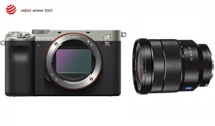 Sony A7C srebrny ILCE7C + obiektyw FE 16-35 mm f/4.0 Zeiss Vario-Tessar ZA OSS - SEL1635Z - Aparaty Cyfrowe - miniaturka - grafika 1