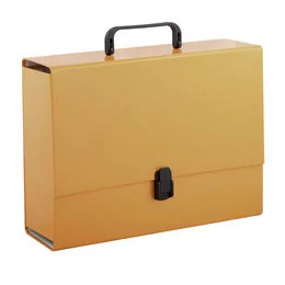 Penmate Tadeo Trading Tadeo Trading Teczka z rączką A4 10cm pomarańczowa pastelowa Tadeo Trading TARGI AD027TT - Teczki i skoroszyty - miniaturka - grafika 1