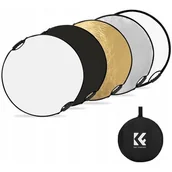 Inne akcesoria studyjne - Blenda fotograficzna K&F CONCEPT KF18.0004 5w1 60 x 60 cm - miniaturka - grafika 1