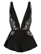 Piżamy damskie - Bluebella Piżama damska - Augusta Kobiety Satyna czarny jednolity, 34 - miniaturka - grafika 1