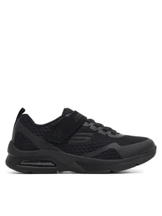 Skechers Sneakersy MICROSPEC MAX 403775L BBK Czarny - Buty dla chłopców - miniaturka - grafika 1