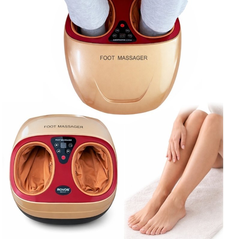 Masażer Do Stóp Elektryczny Do Masażu 5 Trybów 3 Poziomy Mocy Podgrzewany