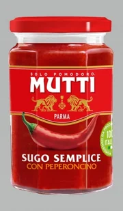 Mutti Sugo Semplice con Peperoncino - Gotowy ostry sos do makaronu (280 g) - Sosy w słoikach - miniaturka - grafika 1