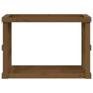 Lumarko Zewnętrzny stojak na drewno, miodowy brąz, 108x52x74 cm - Akcesoria do grilla - miniaturka - grafika 6