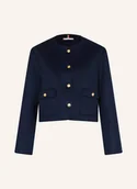 Marynarki i żakiety damskie - Tommy Hilfiger Żakiet Pudełkowy blau - miniaturka - grafika 1