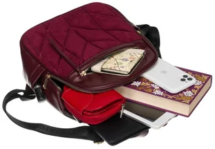 Elegancki plecak damski ze skóry ekologicznej — David Jones - Torebki damskie - miniaturka - grafika 8