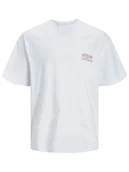 Koszulki męskie - Jack & Jones Koszulka w kolorze białym - miniaturka - grafika 1