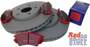 Przednie CERAMICZNE klocki Red Stuff + tarcze hamulcowe 321mm EBC seria Premium Chevrolet Camaro 3,6 V6 -2015 - Tarcze hamulcowe - miniaturka - grafika 8