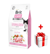 Sucha karma dla kotów - BRIT Care Cat  Grain-Free Sterilised Sensitive 400g + niespodzianka dla kota GRATIS! - miniaturka - grafika 1