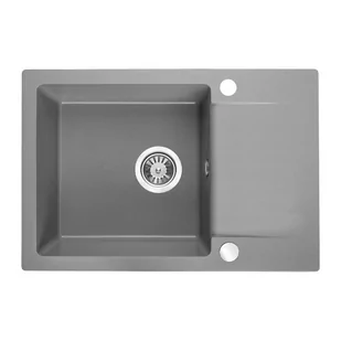 Kuchinox Zlewozmywak granitowy szary CELEBES SBL 513T - Zlewozmywaki - miniaturka - grafika 1