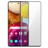 Szkła hartowane na telefon - Zabezpieczenie ekranu ze szkła hartowanego do Samsunga Galaxy A71 Fazowane czarne krawędzie - miniaturka - grafika 1