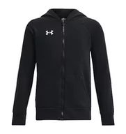 Bluzy dla chłopców - Under Armour Chłopięca bluza polarowa z kapturem i zamkiem błyskawicznym - miniaturka - grafika 1