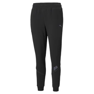 Spodnie dresowe damskie Puma Cyber czarne 84818401-XS - Dresy damskie - miniaturka - grafika 1