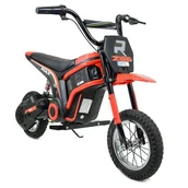 Pojazdy elektryczne dla dzieci - WIELKI MOTOR CROSOWY MAX WOLNY START, 350 WAT, ŁAŃCUCH, POMPOWANE KOŁA, FILM/SX2328 - miniaturka - grafika 1