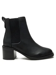 Clarks Botki Chamberly Top 26179551 Czarny - Botki damskie - miniaturka - grafika 1
