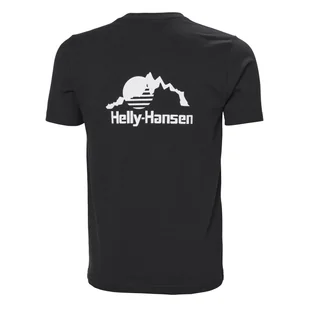 Męska Koszulka z krótkim rękawem HELLY HANSEN YU PATCH T-SHIRT 53391_993 – Czarny - Koszulki męskie - miniaturka - grafika 1