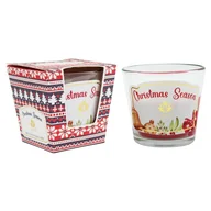 Ozdoby bożonarodzeniowe - Arome Świeczka zapachowa w szkle Christmas Time, 120 g - miniaturka - grafika 1