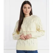 Swetry damskie - Silvian Heach Sweter | Regular Fit | z dodatkiem wełny - miniaturka - grafika 1