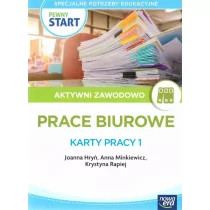Pewny start. Aktywni zawodowo. Prace biurowe. Karty Pracy 1 - Pedagogika i dydaktyka - miniaturka - grafika 1