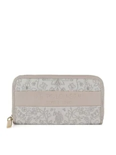 U.S. Polo Assn. Duży Portfel Damski WIUXT8463WZC Beżowy - Portfele - miniaturka - grafika 1