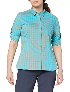 Bluzki damskie - Schoffel damska blouse riga2 bluzka, niebieski, 38 12090-00-23043 - grafika 1