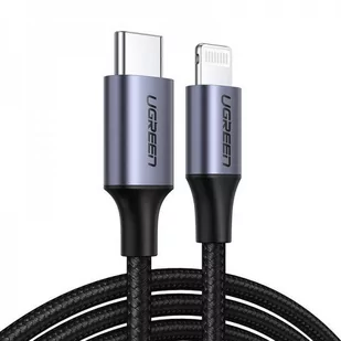 Ugreen Kabel USB  Kabel USB-C do Lightning UGREEN Power Delivery MFi 18W 1m UGR268 - Kable komputerowe i do monitorów - miniaturka - grafika 1