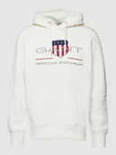 Koszulki męskie - Kurtka z kapturem i wyhaftowanym logo model ‘ARCHIVE SHIELD’ - miniaturka - grafika 1