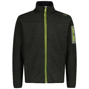 CMP męska kurtka Knit-Tech Oil Green-Kaki, 56 - Kurtki męskie - miniaturka - grafika 1