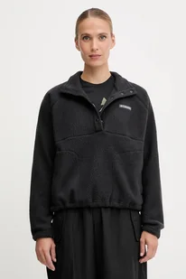 Columbia bluza polarowa Jasper damska kolor czarny gładka 2142381 - Bluzy damskie - miniaturka - grafika 1
