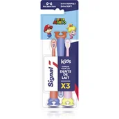Szczoteczki do zębów - Signal Kids Super Mario Extra Soft Toothbrush Szczoteczka do zębów dla dzieci Zestaw - miniaturka - grafika 1