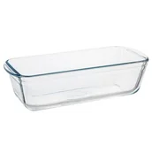 Formy do ciast - Keksówka Limpo szklana 28 x 11,5 x 5,5 cm transparentny - miniaturka - grafika 1