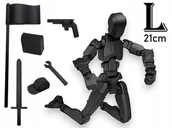 Manekiny wystawowe - Figurka Legendy Ai Robot Manekin Dummy 13 Black Mat r. Large 21cm - miniaturka - grafika 1