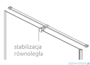 Radaway Furo Brushed Copper DWJ drzwi prysznicowe 90cm lewe szczotkowana miedź 10107472-93-01L/10110430-01-01 | - Akcesoria do armatury i ceramiki - miniaturka - grafika 11