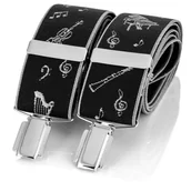 Dodatki do ubrań - Szelki do spodni Muzyczne BR-047 - miniaturka - grafika 1