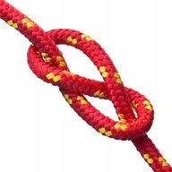 Żeglarstwo - Lina Polipropylenowa Pleciona CZERWONA 12mm 1m - miniaturka - grafika 1