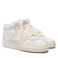 Sneakersy damskie - Sneakersy Nike Court Vision Mid CD5436 800 Biały - miniaturka - grafika 1
