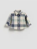 Bluzki dla niemowląt - Reserved - Koszula w kratę - niebieski - miniaturka - grafika 1