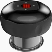 Masażery - Masażer Aptel Elektryczna BAŃKA CHIŃSKA Rozgrzewająca do Masażu na Cellulit czarna AG913 - miniaturka - grafika 1