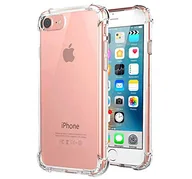 Etui i futerały do telefonów - Etui z żelem TPU na wstrząsy, przezroczyste etui na telefon iPhone SE 2020 - miniaturka - grafika 1