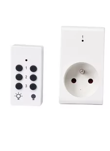 Gniazdo 2P+Z z pilotem - Gniazdka elektryczne - miniaturka - grafika 1