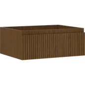 Szafki łazienkowe - Mexen Rivel szafka łazienkowa podumywalkowa 60 cm, 1 szuflada, ryflowana , orzech - 91A20-06023-1-BF86 - miniaturka - grafika 1