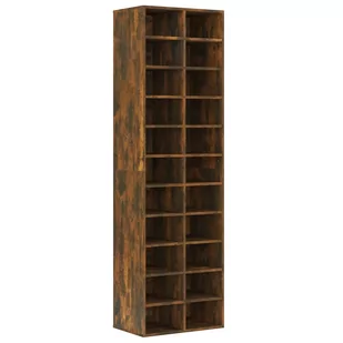 Lumarko Stojak na buty, przydymiony dąb, 54x34x183 cm - Szafki na buty - miniaturka - grafika 3