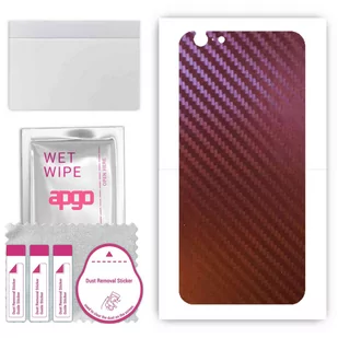Folia naklejka skórka strukturalna na TYŁ do Apple iPhone 6s -  Carbon Kameleon CAKA5 - apgo SKINS - Szkła hartowane na telefon - miniaturka - grafika 1