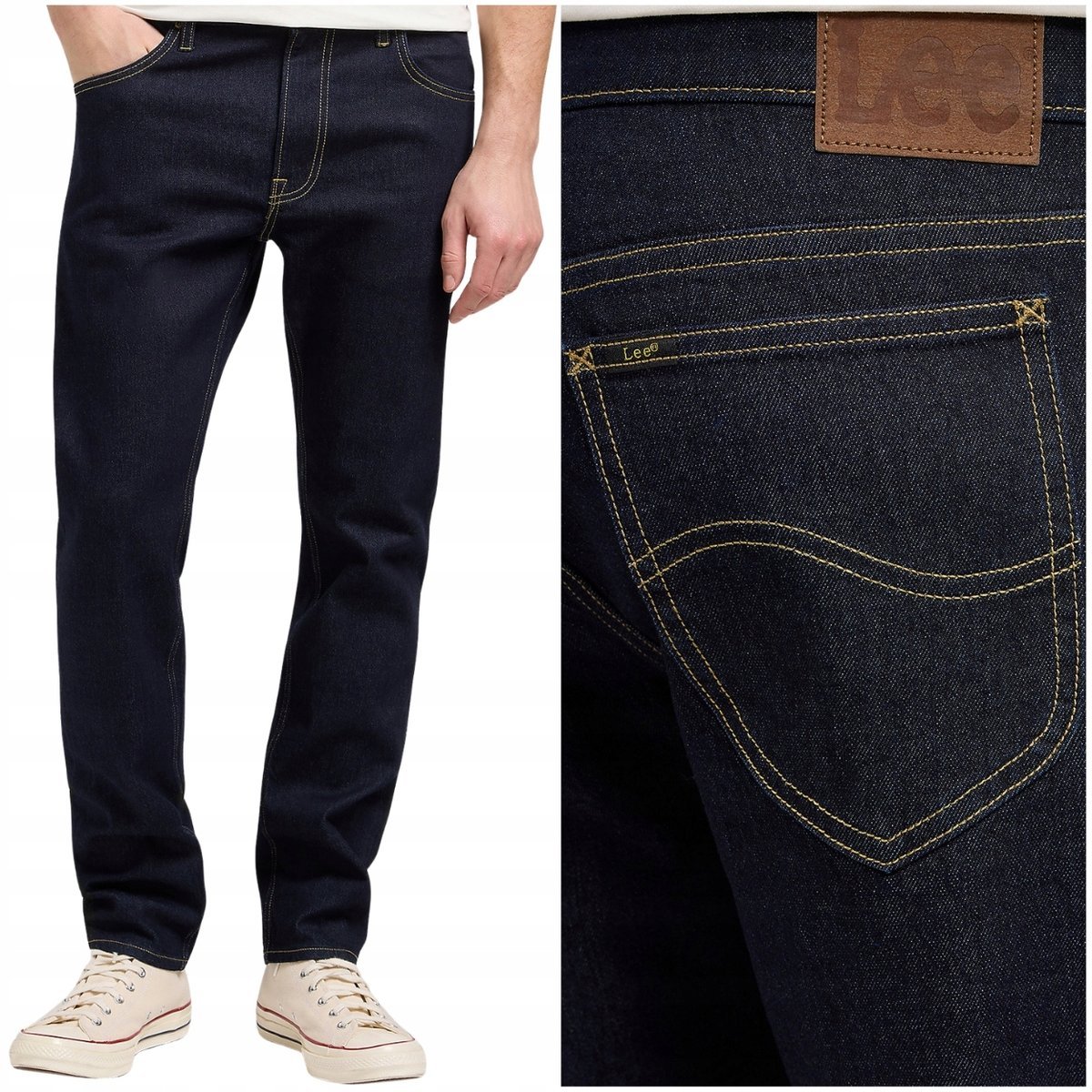Lee RIDER slim Rinse Raine lekko dopasowane spodnie jeansowe W29 L32