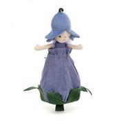 Lalki dla dziewczynek - Jellycat LALKA Dziewczynka Kwiat Dzwoneczek - Petalkin Doll Bluebell PETD6B - miniaturka - grafika 1