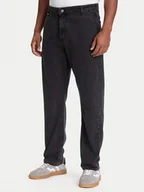 Spodnie męskie - United Colors Of Benetton Jeansy 49BTUE01M Szary Regular Fit - miniaturka - grafika 1